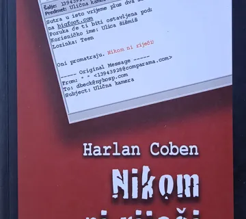 NIKOME NI RIJEČI Harlan Coben - cover