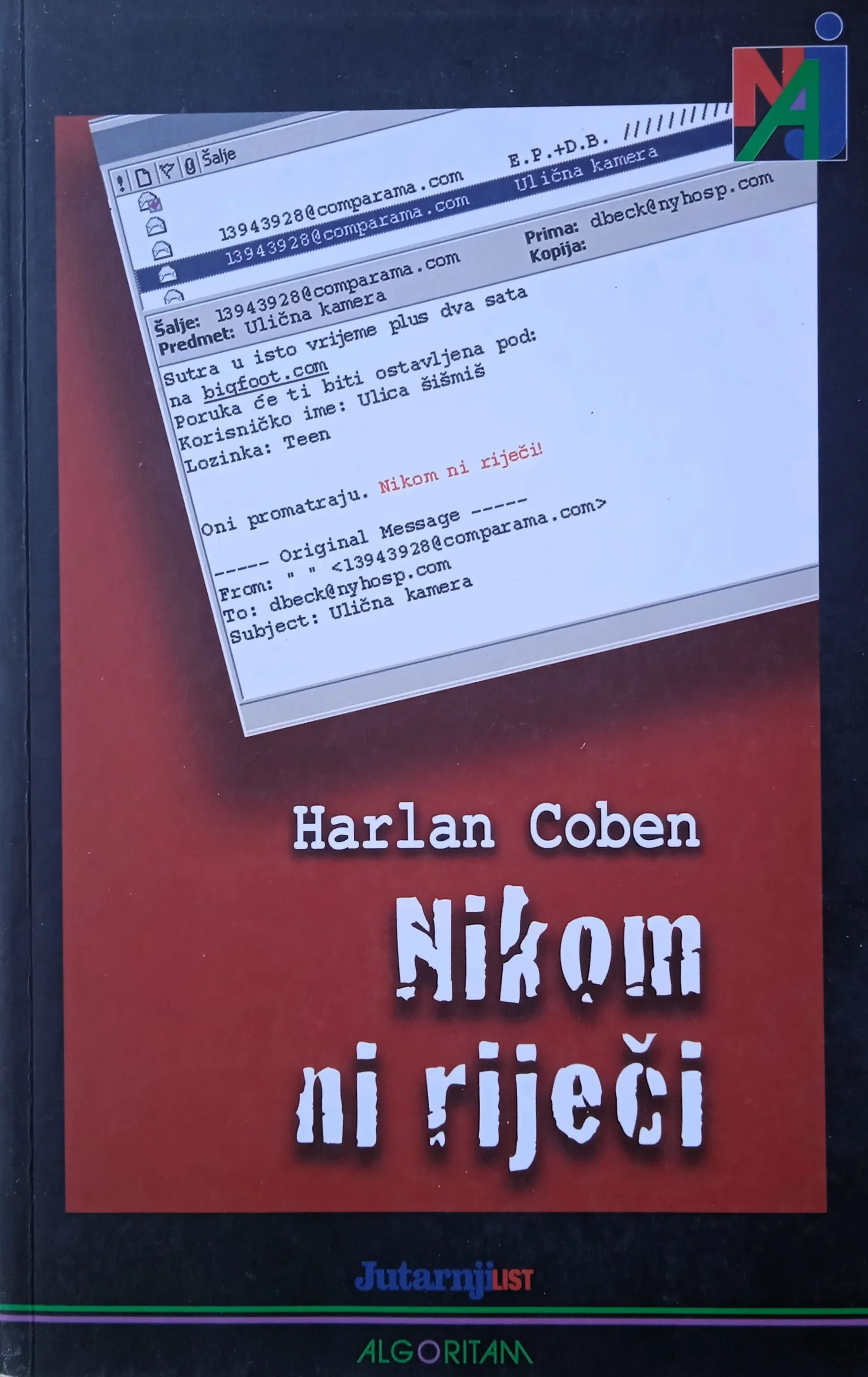 NIKOME NI RIJEČI Harlan Coben - cover