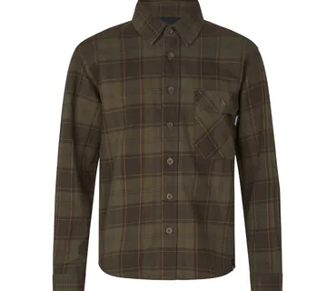 Seeland Glen dječja košulja - pine green/dark navy check - cover