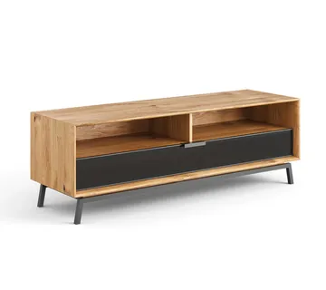 TV Komoda Modern Loft 160x50cm, Materijal: Masivno Drvo Hrast - cover