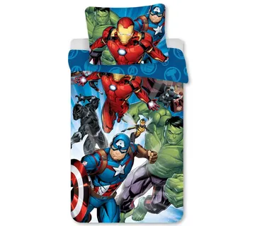 Avengers ‘Combat’ dječja posteljina, 140×200 cm - cover