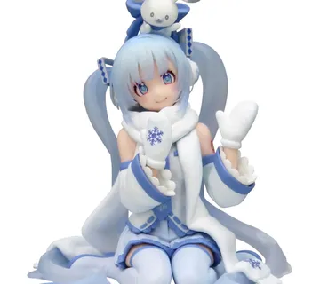 Hatsune Miku Noodle Stopper Snow Miku figura 10cm - cover