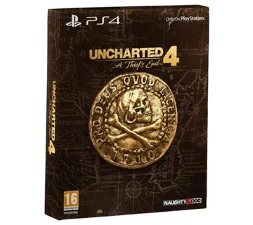PS4 IGRA UNCHARTED 4 A THIEF'S END (STEELBOOK & ARTBOOK) / R1, RATE! - cover