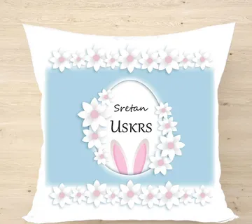 Jastučić s natpisom Sretan Uskrs - cover