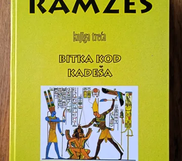 RAMZES knjiga treća Bitka kod Kadeša Christian Jacq - cover