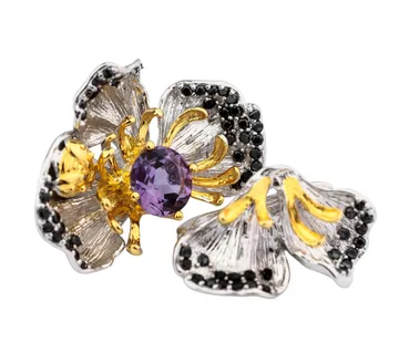 Srebrne naušnice Marigold - cover