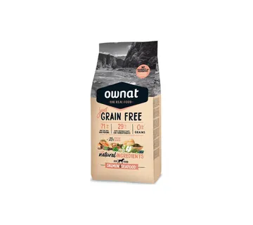 Ownat salamon & seafood grain free 14 kg - cover