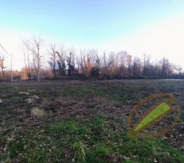 Istra Labin zemljište s dozvolom za modernu kuću s bazenom - cover