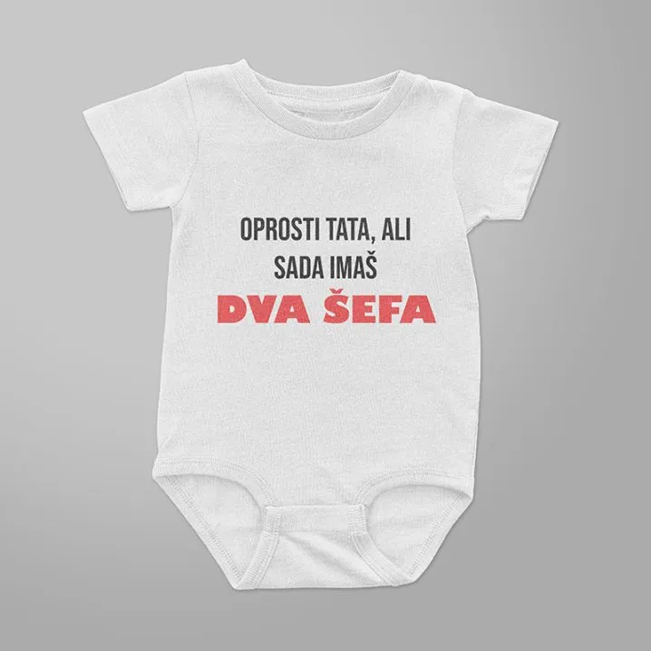 Bodi za bebe – Tata sada imaš dva šefa - cover