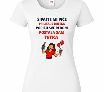 Majica postala sam tetka - cover