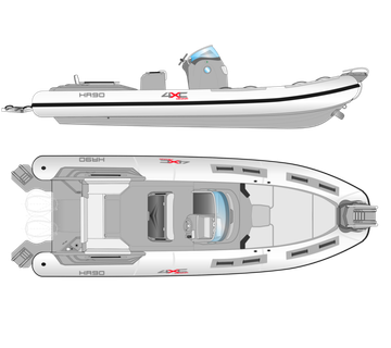 Honda 4XC HR90 gumenjak - cover