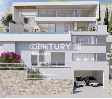 VILLA S PREKRASNIM POGLEDOM U IZGRADNJI , TROGIR-SEGET - cover