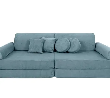 Velika modularna sofa za djecu - Tirkizna - cover