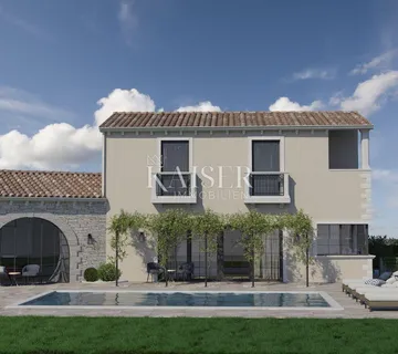 Istra - Poreč, moderno rustikalna vila sa grijanim bazenom - cover