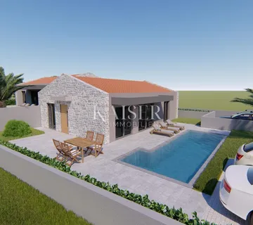 Istra, Vižinada - dvojna kuća s bazenom