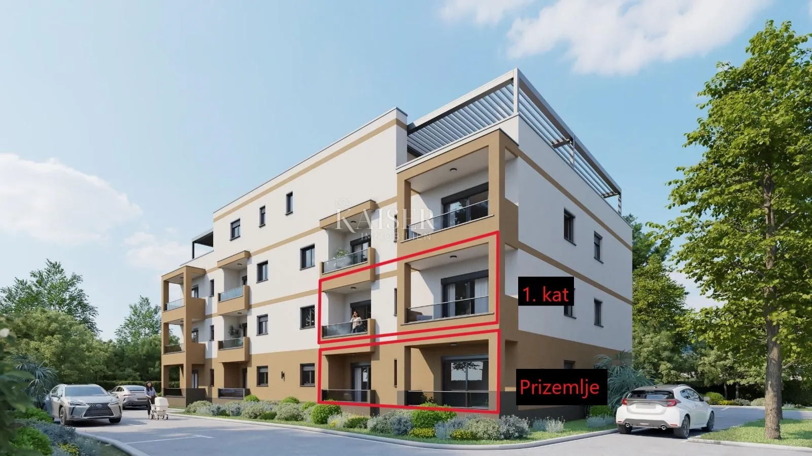 Istra - Poreč okolica, stan 63m2 u novogradnji s liftom - cover