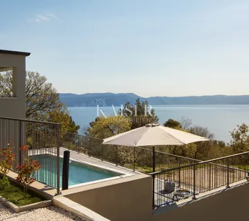Istra,Labin - Prekrasna vila s pogledom na more i otok Cres