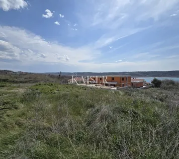 Zadar, Rtina - građevinsko zemljište s pogledom na more, 250 m od mora - Rtina, Ražanac