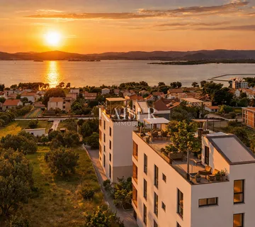 Zadar, Sveti Filip i Jakov – Zgrada 2, Apartman S6 s 2 spavaće sobe, krovnom terasom i panoramskim pogledom na more (140,33 m²)
