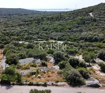 Mali Lošinj, Ćunski - građevinsko zemljište 503 m2 s pogledom na more - Ćunski, Mali Lošinj