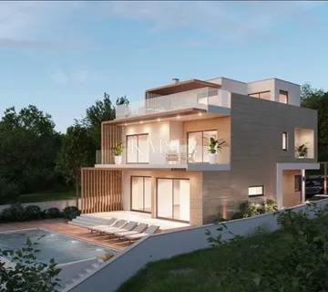 Šibenik, Rogoznica- Ekskluzivna vila s panoramskim pogledom na Jadran, infinity bazenom i wellnessom - Dvornica, Rogoznica