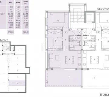 Zadar, Diklo - Luksuzan namješten penthouse (103m2) 70 m od plaže - Diklo, Zadar