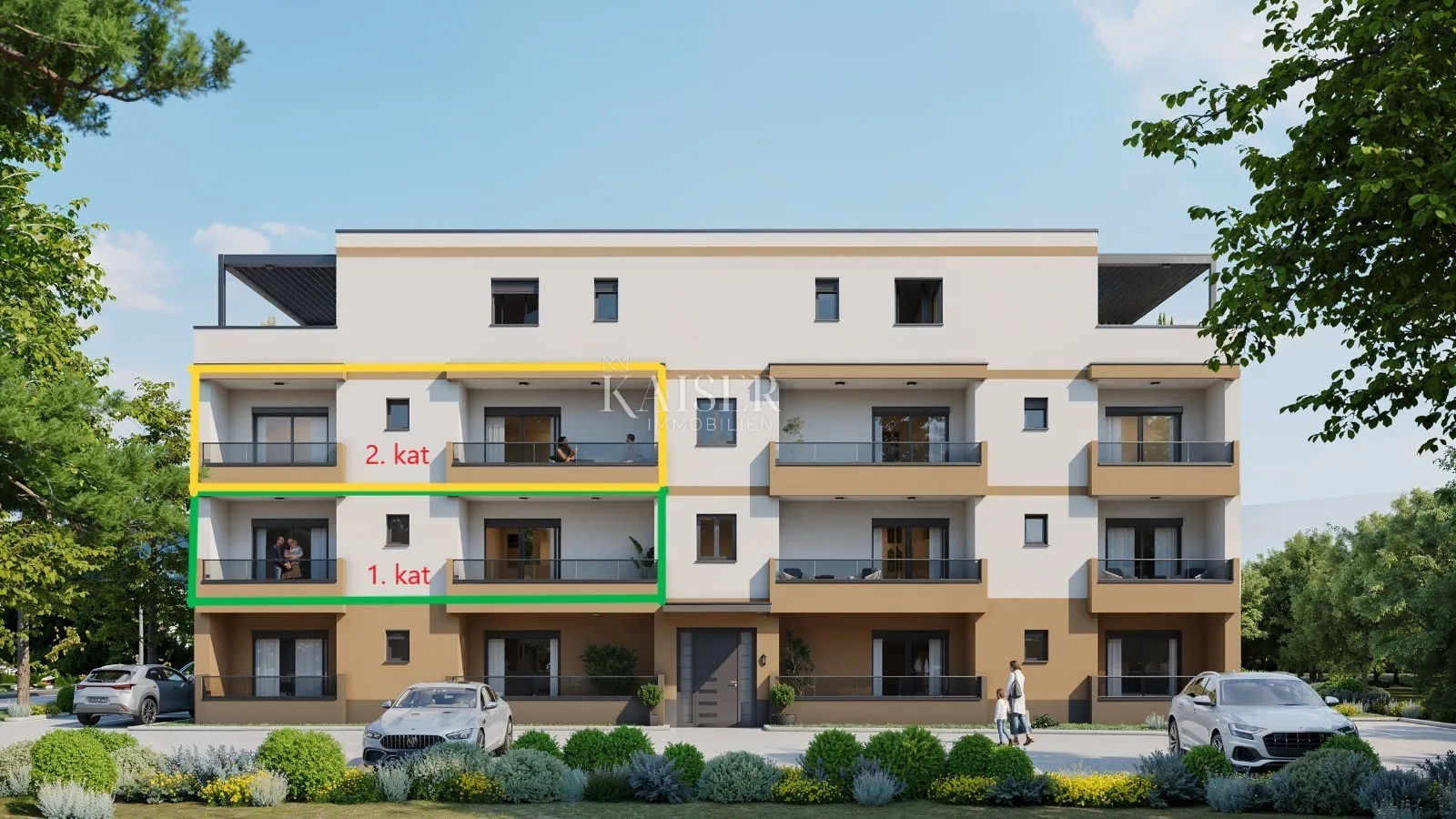 Istra - Poreč okolica, stan 71m2 u novogradnji s liftom - cover