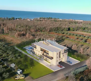 Istra, Umag okolica - stan 60m2; novogradnja sa dvije spavaće sobe; 500m od mora - cover
