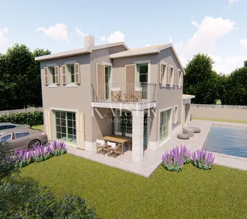 Istra, Tinjan okolica - moderna vila s bazenom 127 m2 - cover