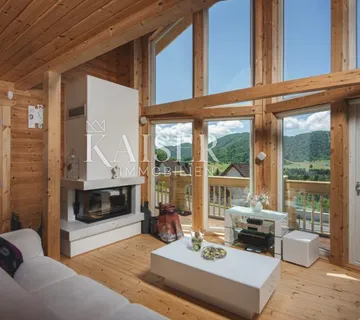 Mrkopalj - Drvena finska kuća u idličnom okruženju (HONKA) - cover