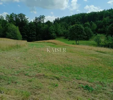 Ravna Gora, Stari Laz- građevinski teren 1500 m2 s građevinskom dozvolom - Stari Laz, Ravna Gora