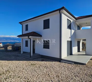 Krk, Vrbnik - samostojeća kuća 152m2, pogled more