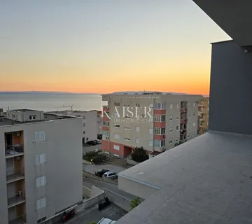 Makarska - Komforan dvosoban stan s velikom lođom u novogradnj 800m od mora - cover