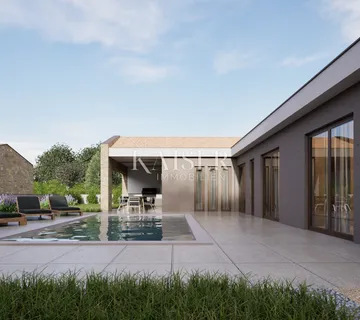 Istra - Barban, moderna prizemnica sa bazenom - cover