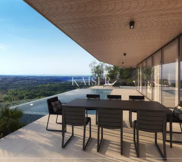 Istra, Buje, okolica - vila 280m2; infinity bazen; prekrasan pogled - cover