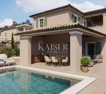 Otok Krk, mediteranska vila s bazenom i pogledom na more - cover