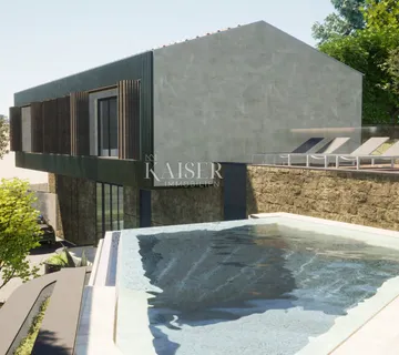 Rabac - građevinsko zemljište s idejnim projektom, 435 m2 - cover