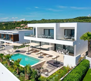 Otok Pag - moderna villa sa pogledom na more 305m2 - Lun, Novalja