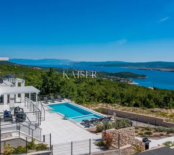 Kraljevica, Šmrika – Nova vila s bazenom i pogledom na more - Šmrika, Kraljevica