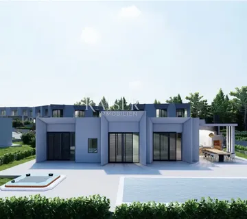 Istra, Trget - novogradnja s bazenom, 158 m2 - Trget, Raša