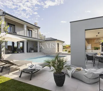 Istra - Poreč, luksuzna vila pogled more sa bazenom i saunom - cover