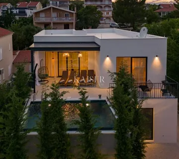 Zadar, Pridraga - moderna vila s bazenom, drugi red do mora - Pridraga, Novigrad