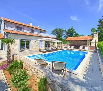 Krk, Kras, Vila s bazenom - cover