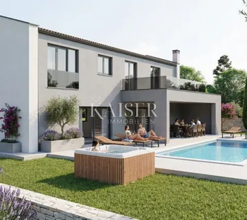 Istra, Tinjan - moderna vila s bazenom u prirodi