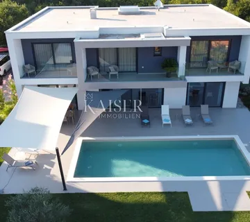 Krk, Vrh – Luksuzna vila s bazenom - Vrh, Krk