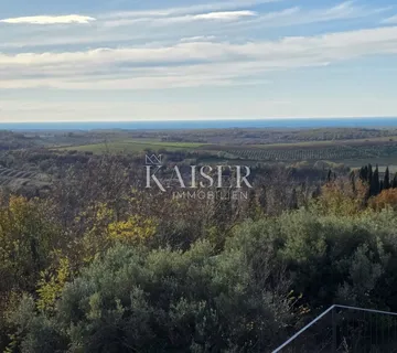 Istra, Buje - građevinsko zemljište sa prekrasnim pogledom