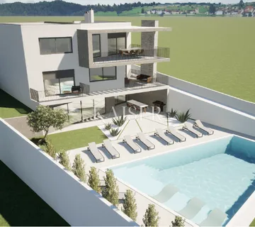 Istra - Poreč, luksuzna vila sa liftom, unutarnji i vanjski bazen