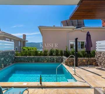 Kornić, Otok Krk- Vila 110m2 s pogledom na more i bazenom - cover