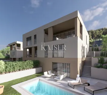 Kostrena, Glavani - trosobni stan s okućnicom u modernoj novogradnji - cover