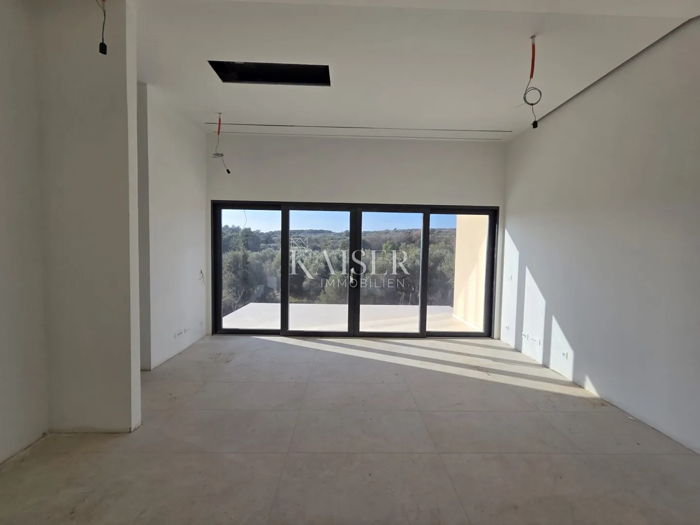 Otok Krk, Krk - dvoetažni stan u izgradnji s pogledom na more 79 m2 - cover